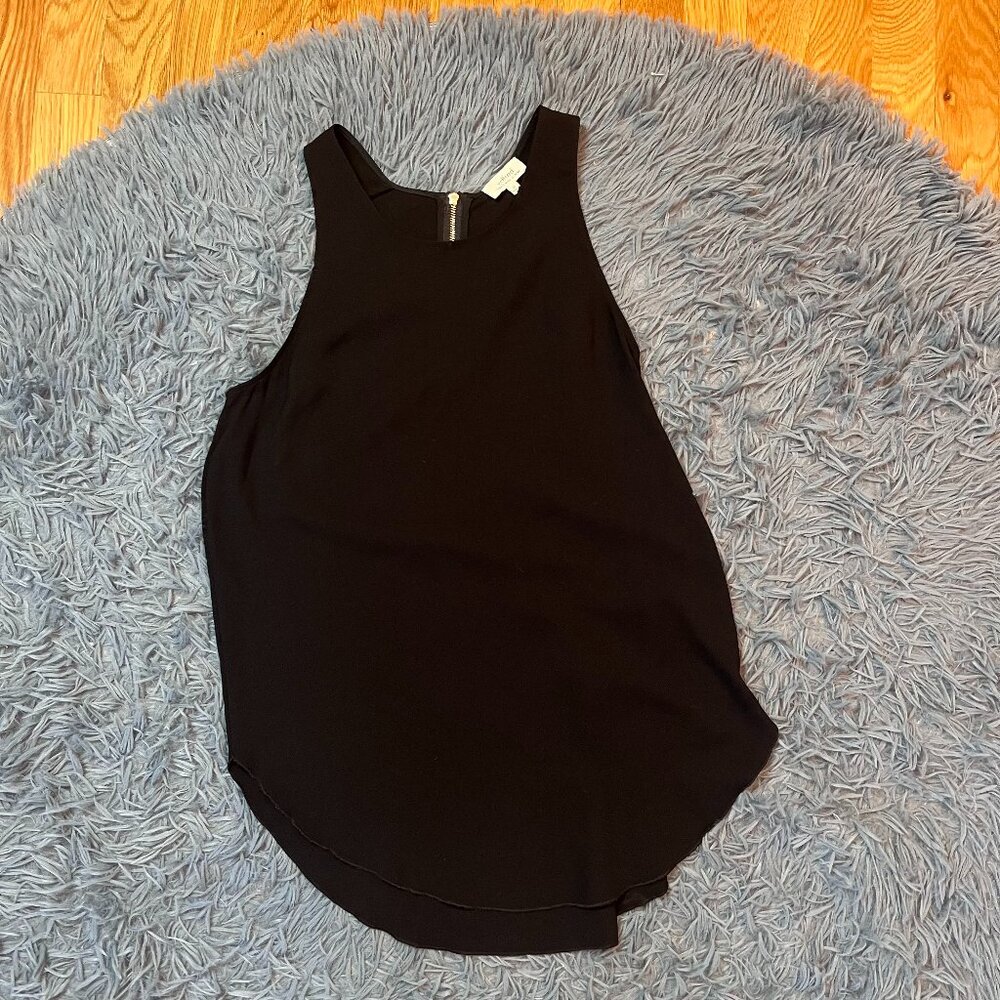 Aritzia Wilfred Black Sleeveless Tank Top Blouse Size XS